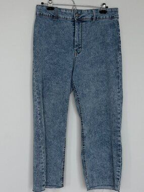 Rewash Super High Rise Cropped Jeans 11
